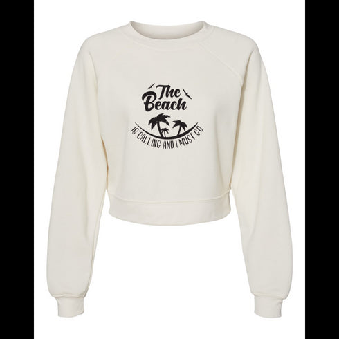 THE BEACH IS CALLING AND I MUST GO Bella canvas hoodie 7505